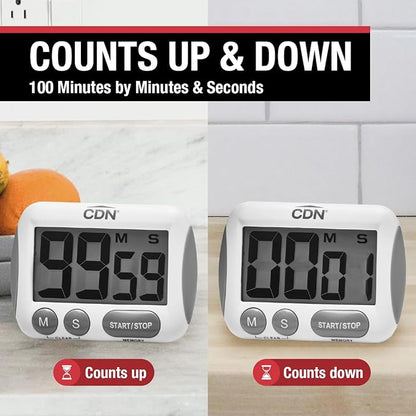 CDN Extra-Big Digit Timer | Counts Up & Down, 100 Minutes by Minutes & Seconds - Image 2