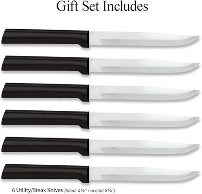 Rada Cutlery Six Utility/Steak Knives Gift Set, 6-Piece Knife Set, Stainless - Image 2