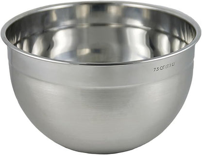 Tovolo XL Mixing Bowl Stainless Steel 7 Quart Extra Large Metal Mixing Bowls by Tovolo