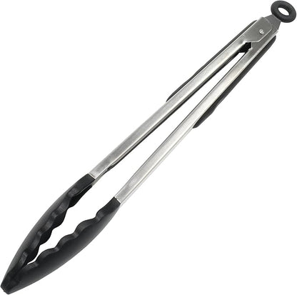 Chef Craft Premium Silicone Cooking Tongs, 12 inch by ChefCraft