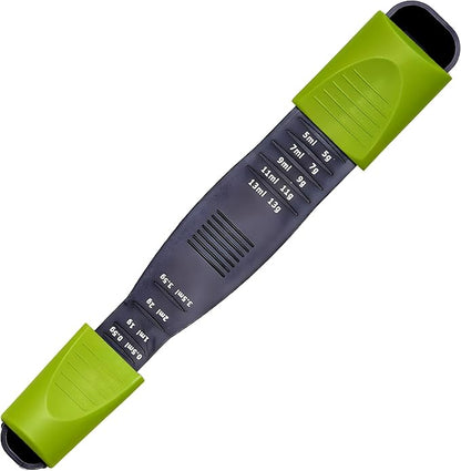 Sliding Adjustable Measuring Spoon – 9-in-1 All-in-One, 1/8 TSP to 1 TBSP by RingBinder