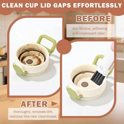 3 in 1 Cup Lid Cleaning Brush, Deep Clean Tool - Image 4