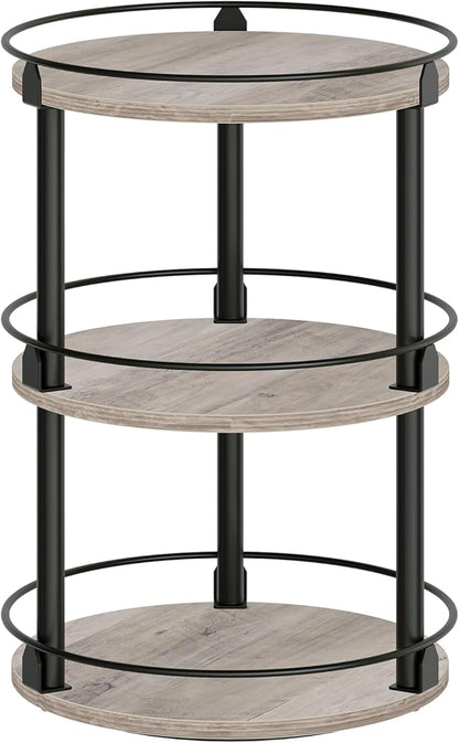YATINEY 3-Tier Lazy Susan Organizer, Rotating Spice Rack, Spinning Organizer by Yatiney