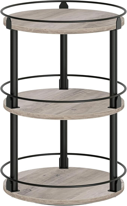 YATINEY 3-Tier Lazy Susan Organizer, Rotating Spice Rack, Spinning Organizer by Yatiney