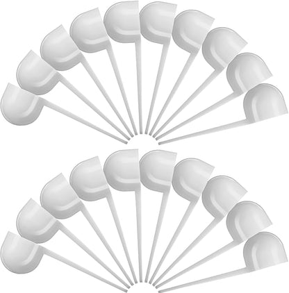 Patelai 20 Pack 15ml/15cc Plastic Tablespoon White Measuring Spoons Long Handle by Patelai