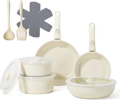 Pots and Pans Non Stick, Induction Kitchen tagines Set by SNOWCLAD