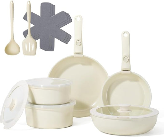 Pots and Pans Non Stick, Induction Kitchen tagines Set by SNOWCLAD