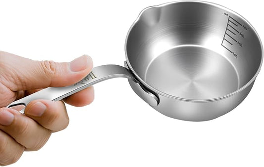 18/10 Stainless Steel Butter Warmer, 13.5 fl oz, Baby Food, Egg Pan, Compatible by Unknown