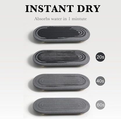 Instant Dry Sink Caddy Organizer – Water Absorbing Stone Tray - Image 5