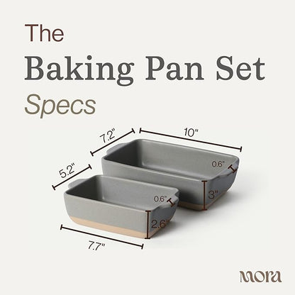 Mora Ceramic Set of 2 Baking Dishes - Image 2