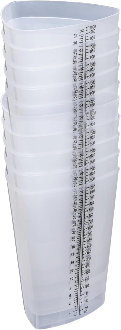 Vakly Graduated Intake Output Container 32 oz – Plastic Triangular Measuring - Image 5
