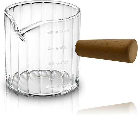 Espresso Measuring Cup 4 Oz, Espresso Glass Cups by Unknown