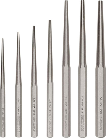 TEKTON Alignment Punch Set, 7-Piece | PNC96003 | Made in USA by TEKTON