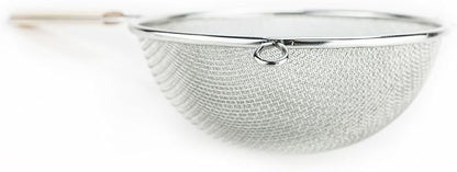 Huji Stainless Steel Fine 8" Double Mesh Food Strainer Colander Sieve Sifter - Image 4
