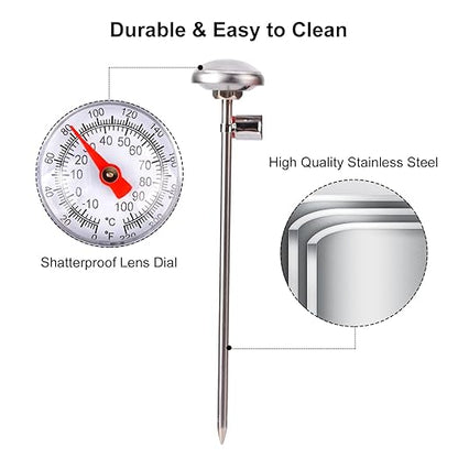 2 PCS Meat Thermometer for Grilling, Food Thermometer for Cooking, Meat - Image 6