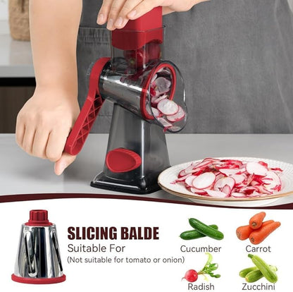 KEOUKE Rotary Cheese Grater Pro 6 in 1 - Image 5