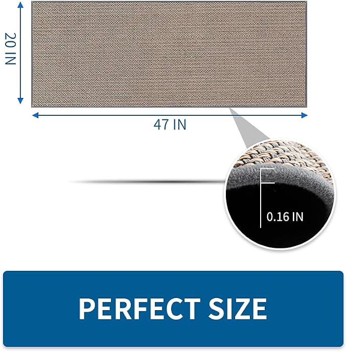 MontVoo Kitchen Rugs and Mats Non Skid Washable, Absorbent Runner Rugs - Image 2