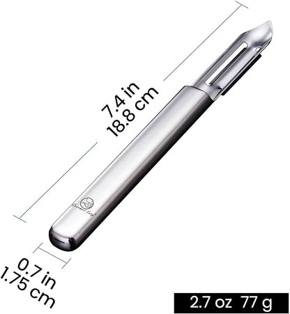Vegetable Peeler, Ultra Sharp Potato Peeler, Seamless One-Piece Design - Image 8