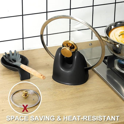Nihow Pot Lid Holder: Stable Ceramic Pan Lid Holder - Image 4