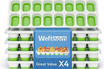 Ice Cube Trays for Freezer by WEFTNOM