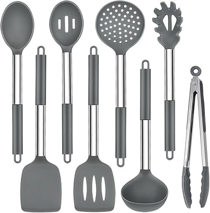 TeamFar Kitchen Utensils, for Nonstick Cookware Frying Flipping Draining by TeamFar