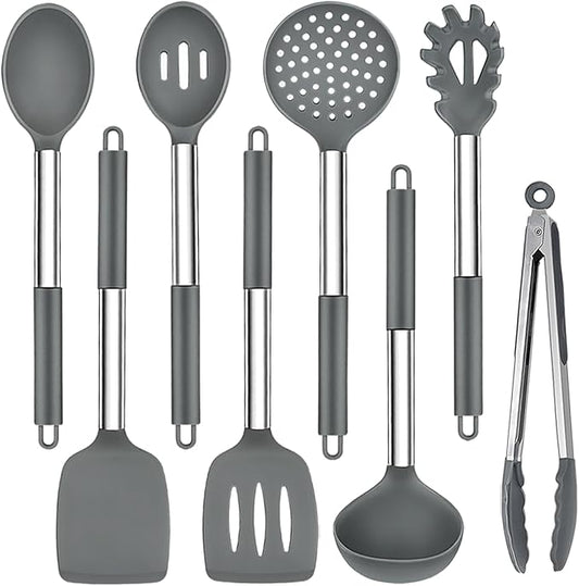 TeamFar Kitchen Utensils, for Nonstick Cookware Frying Flipping Draining by TeamFar