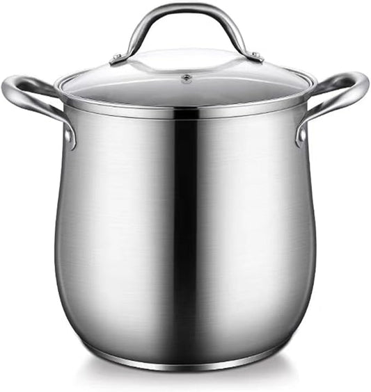 Stainless Steel Stock Pot, 12 Quart Heavy Duty Induction-Compatible by Unknown