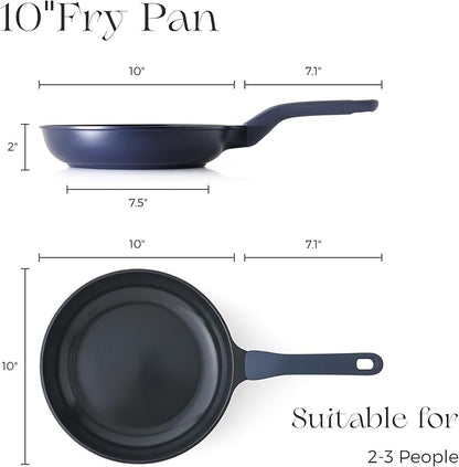 PRICUSIS Nonstick Frying Pan, 8/10/12 Inch Skillet - Image 9