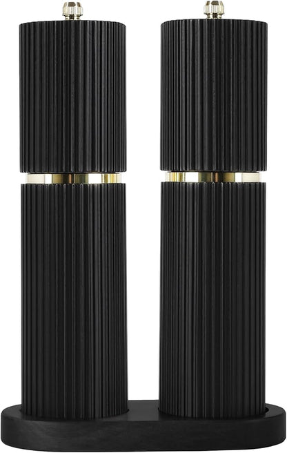Wooden Salt and Pepper Grinder Set by UNIOVC