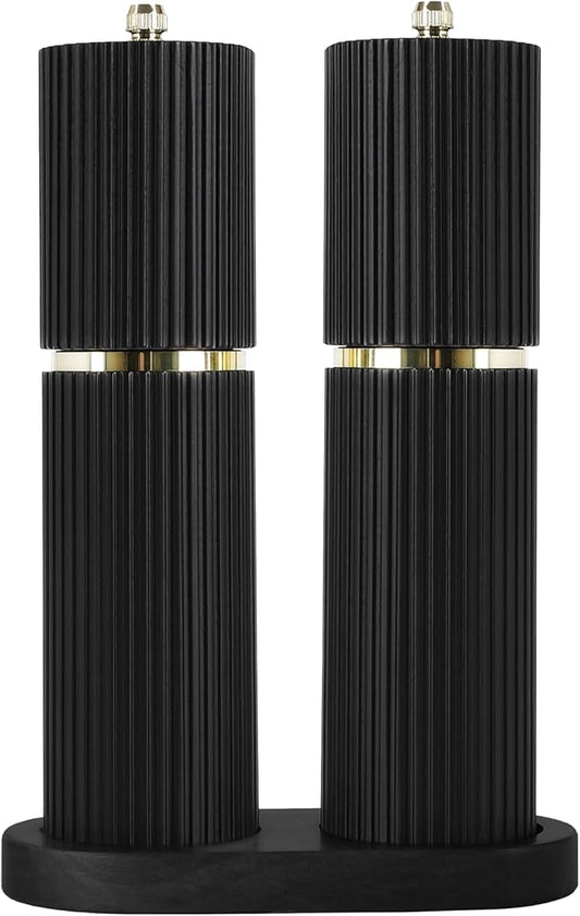Wooden Salt and Pepper Grinder Set by UNIOVC