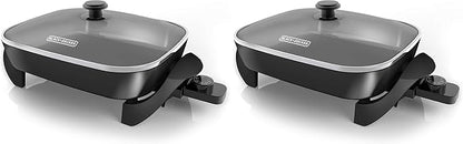 BLACK+DECKER Electric Skillet, Variable Temperature Control, Nonstick Cooking by GeorgeForeman