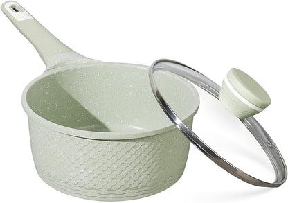 Sauce pan 2.0Qt SaucePan with Lid, Non Stick Sauce Pot by Xuanying