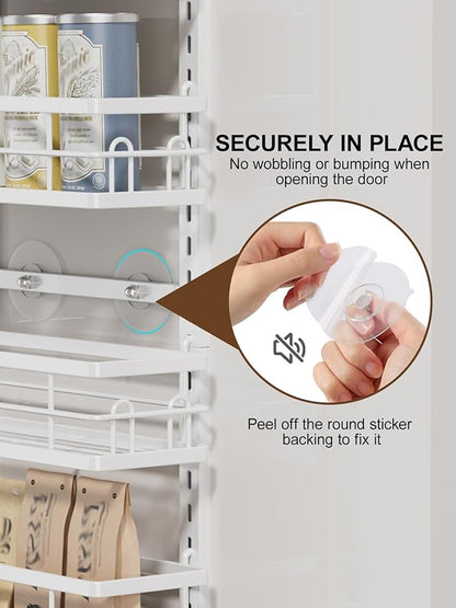 Delamu 9-Tier Over the Door Pantry Organizer, Adjustable Pantry Door Organizers - Image 6