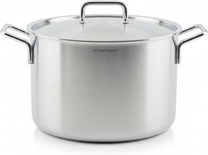 316 Stainless Steel 12.7 Quart Heavy Duty Stock Pot by CHEFWIN