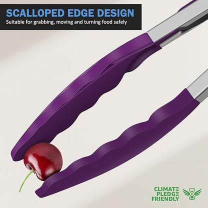 Kitchen Tongs, Stainless Steel Cooking Tongs - Image 3