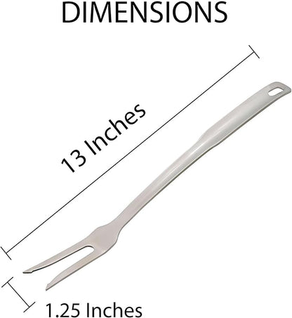 HIC Kitchen Serving Fork with Long Handle, 18/8 Stainless Steel - Image 6