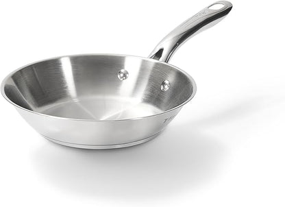 T-Fal Gourmet Stainless Steel Fry Pan 8.5 Inch Induction Compatible Skillet Pan by T-falbrand