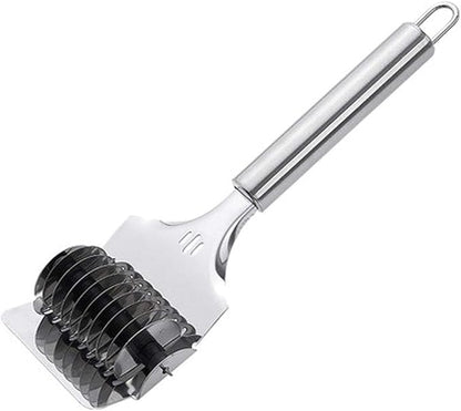 Pasta Noodle Cutter, High Grade Stainless Steel Pasta Spaghetti Maker Noodle by ONESWI