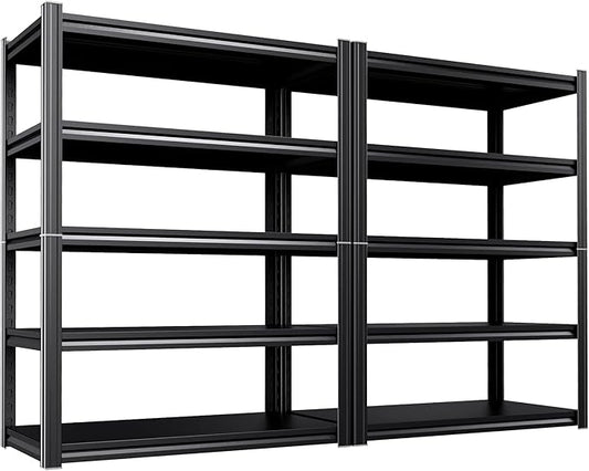2 Pack 5-Tier Garage Shelving by Unknown