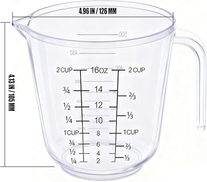 DOTINGHUX Measuring Cup, 2 Cup - Image 2