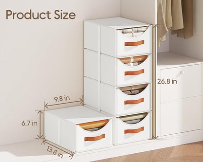 Homsorout Stackable Storage Drawers - Image 3