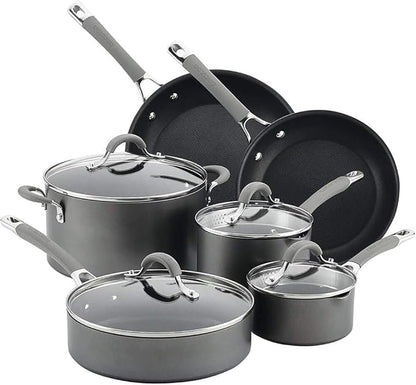 Circulon 84564 Elementum Hard Anodized Nonstick Cookware Set / Pots and Pans Set by Circulon
