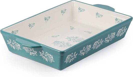 Wisenvoy Casserole Dish Baking Dish Ceramic Lasagna Pan Bakeware Sets Baking by wisenvoy