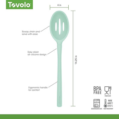Tovolo Flex Core Silicone Slotted Deep Spoon - Image 6