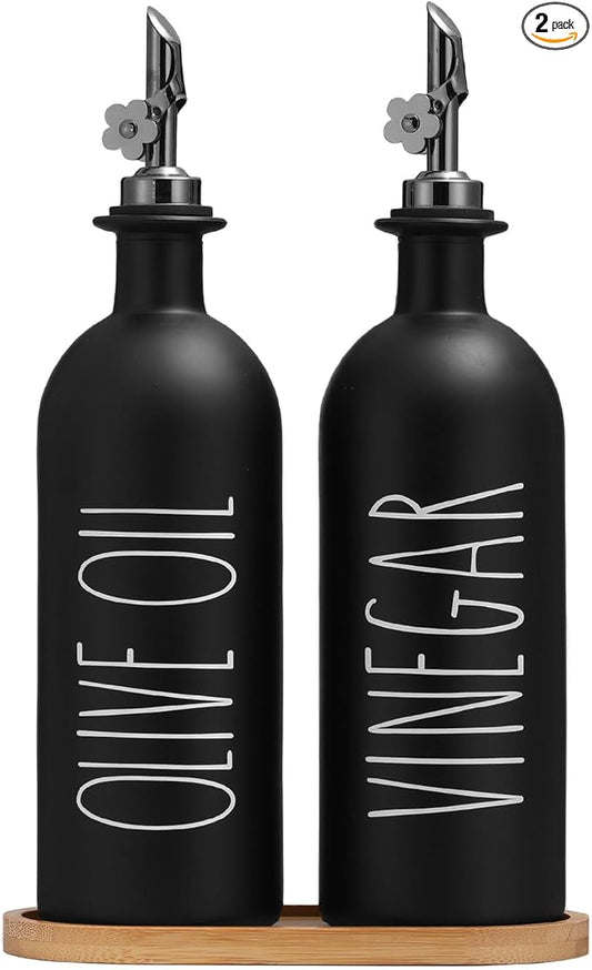 HOMCDALY 16oz Olive Oil Dispenser Bottles by HOME