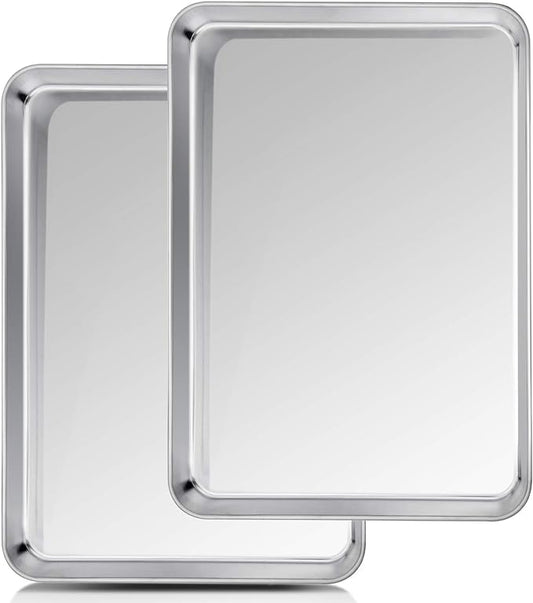 TeamFar Baking Sheet, 20’’×14’’×1’’, Cookie Sheet Half Sheet Baking Pans by TeamFar
