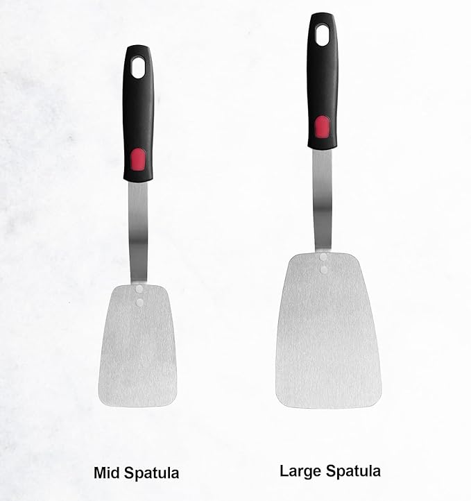 Stainless Steel Flexible Spatula Solid Turner, XiaoZu Thin Metal Spatula - Image 7