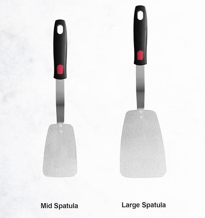 Stainless Steel Flexible Spatula Solid Turner, XiaoZu Thin Metal Spatula - Image 8