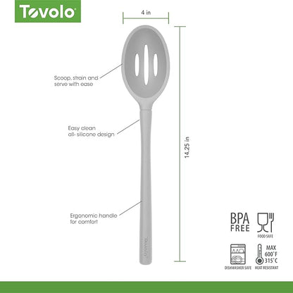 Tovolo Flex Core Silicone Slotted Deep Spoon - Image 6