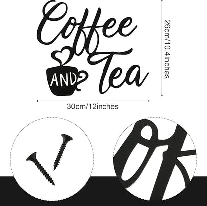 Ferraycle Coffee Bar Decor, 12 x 10.2 Inch Sign - Image 3